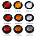 12V-24V Amber Round LED Truck Side Marker Light